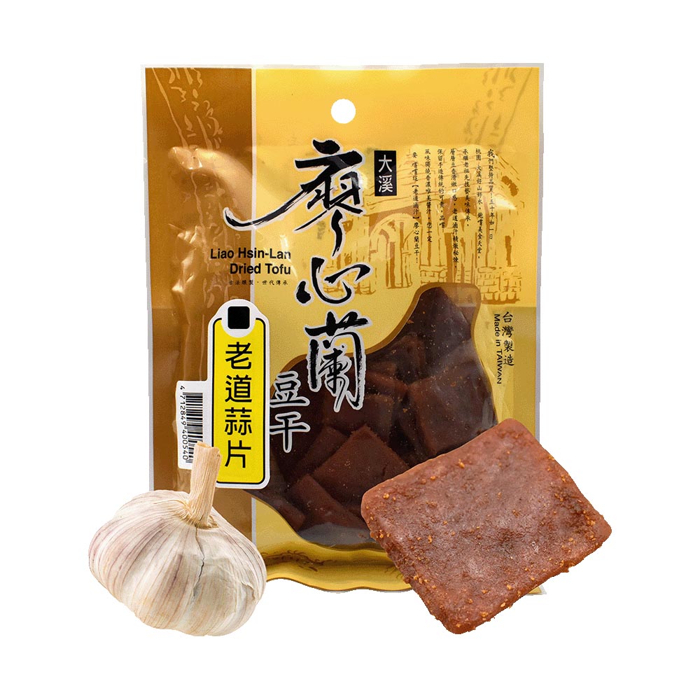 Liao Hsin-Lan sliced dried tofu - Garlic flavor
