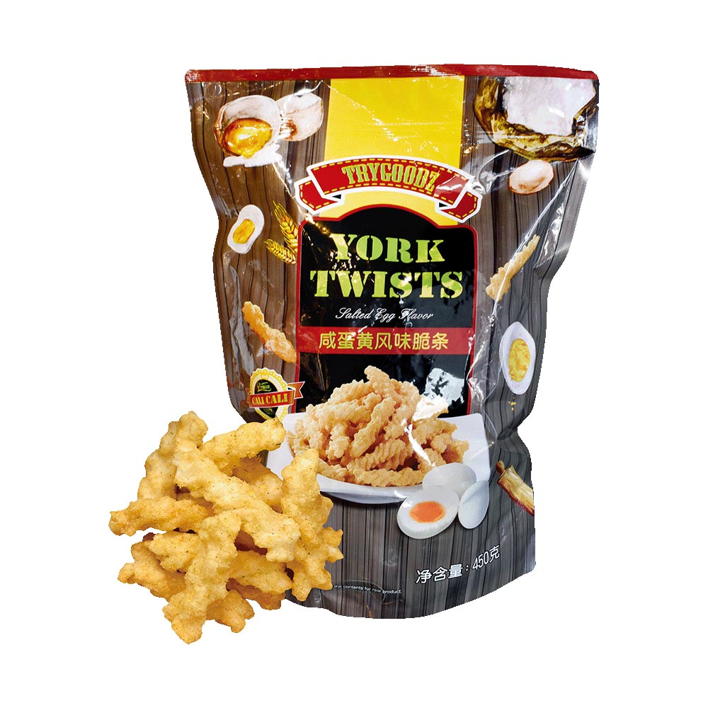 TRYGOODZ - York Twists Crackers 【Salted Egg Flavor】